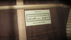 2017 Santa Cruz 1934 OM Natural w/ Original Case