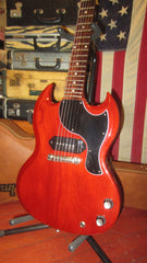 2018 Gibson SG JR w/ Banner Logo Cherry Red