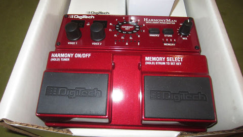 ~2020 DigiTech Harmony Man Intelligent Pitch Shifter Red