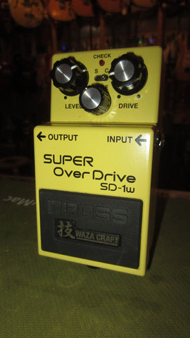 ~2022 BOSS SD-1W  Super Overdrive Yellow