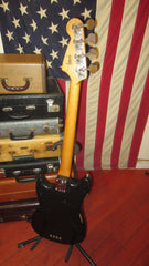 2022 Fender JMJ Mustang Bass  Black Road Worn