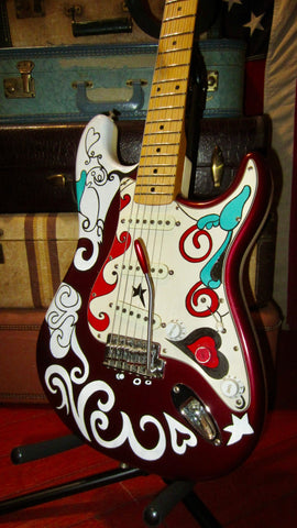 ~2023 Fender Jimi Hendrix Saville Theater Stratocaster Psychadelic