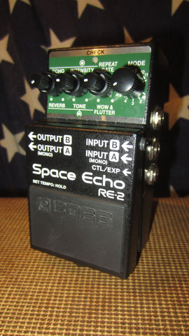 ~2024 BOSS RE-2 Space Echo Black and Green