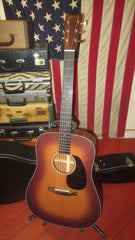2024 Martin D-18 Satin Amberburst Shaded Top w/ Original Hard Case