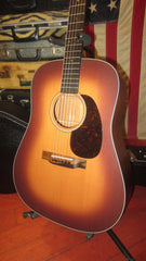 2024 Martin D-18 Satin Amberburst Shaded Top w/ Original Hard Case