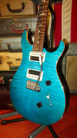 2024 PRS SE CUSTOM Saphire Blue Flame
