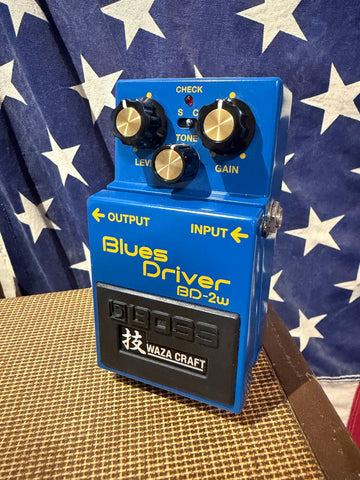 ~2025 BOSS BD-1W Waza Craft Blues Driver Blue