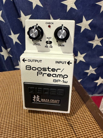 ~2025 BOSS BP-1W Booster Preamp White