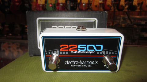 2025 Electro Harmonix  EHX 22 500 Dual Stereo Looper  Black