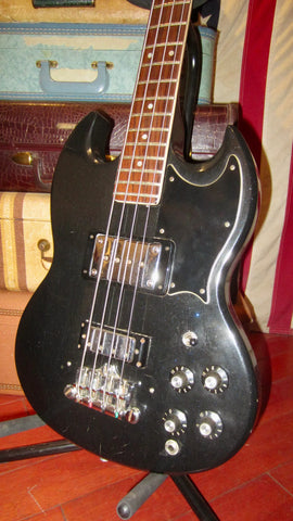 1975 Gibson EB-3 Black Faux Sparkle