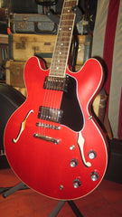 2023 Gibson ES-335 Satin Satin Red w/ Original Hardshell Case