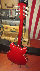 2023 Gibson ES-335 Satin Satin Red w/ Original Hardshell Case