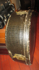 1940s Gretsch 17 1/2 inch Acoustic Artchtop Guitar Case Faux Alligator Tolex