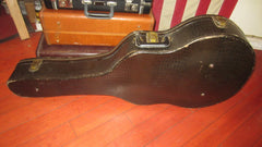 1940s Gretsch 17 1/2 inch Acoustic Artchtop Guitar Case Faux Alligator Tolex