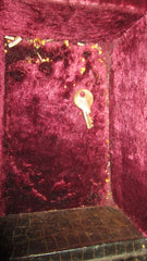 1940s Gretsch 17 1/2 inch Acoustic Artchtop Guitar Case Faux Alligator Tolex