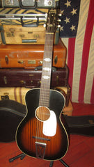 1960s Harmony Stella Parlor Guitar Sunburst