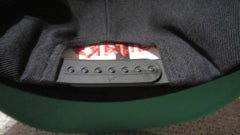 Rivington Guitars Snap Back Baseball Hat Black and Red