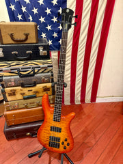 Spector Performer Bass Spalted Maple Sunburst