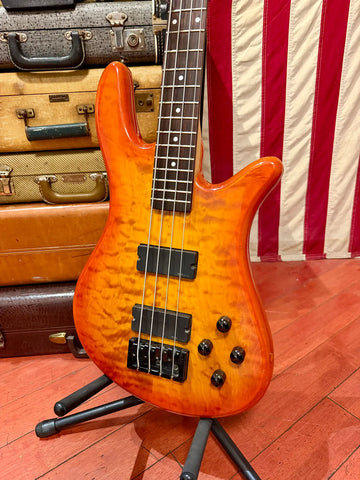 Spector Performer Bass Spalted Maple Sunburst