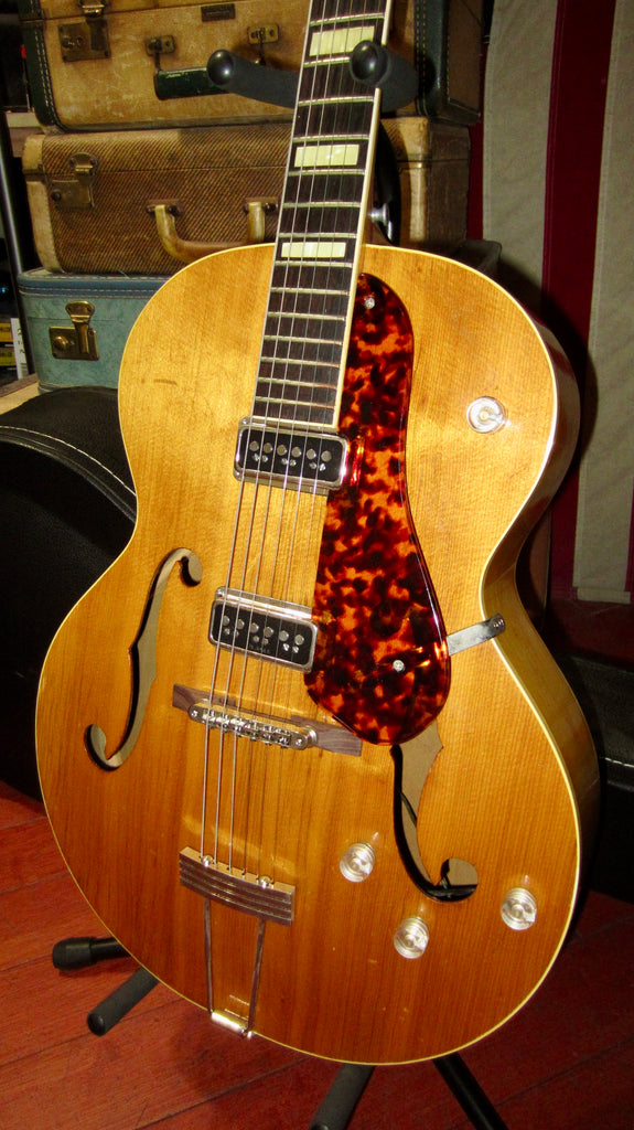 1956 Gretsch Bacon Belmont Natural w Hard Case – Rivington Guitars