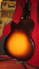 Vintage Circa 1959 Kay Custom Kraft K4144 Sizzler Electric Guitar Sunburst w/ Case