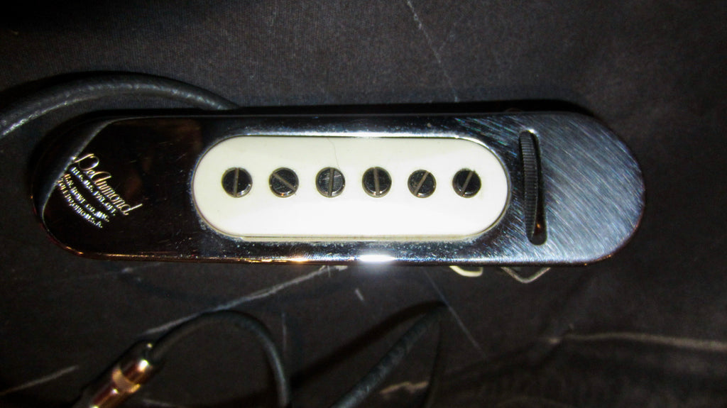 ~1961 Dearmond Sound Hole Acoustic Guitar Pickup Chrome