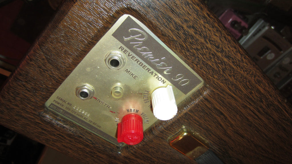 ~1961 Premier Premier 90 Reverberation Reverb Unit Brown w Cover ...