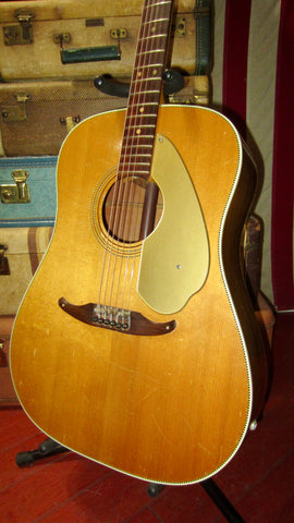 1963 Fender King Dreadnought Acoustic Natural