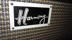 ~1964 Harmony H303B Small Combo Amp Black and Blue