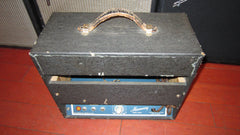 ~1964 Harmony H303B Small Combo Amp Black and Blue