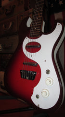 1964 Silvertone Model 1457 Electric Solidbody 2 Pickup Redburst