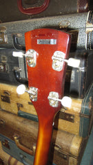1968 Valco Supro 5 String Banjo White`