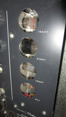 ~1965 Silvertone Model 1457 Double Pickup Amp in Case Red Faux Sparkle Sunburst