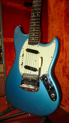 1966 Fender Mustang Blue w Original Hardshell Case