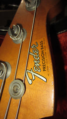 1966 Fender Precision Bass Sherwood Green w/ Original Hardshell Case