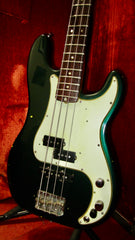 1966 Fender Precision Bass Sherwood Green w/ Original Hardshell Case