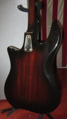Vintage 1966 Hagstrom Coronado IV Electric Bass Sunburst w/ Road Case