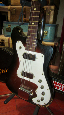 ~1967 Trutone Solidbody Electric Double Pickup Dearmond Sunburst