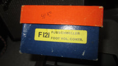 Vintage Circa 1968 Schaller F-121 Volume Foot Controller Black  w Box