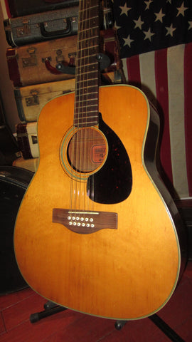 Vintage 1969 Yamaha  FG-230 Acoustic 12 String Red Label Nippon Gakki Natural