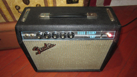 1970 Fender Vibro Champ Amp Silverface