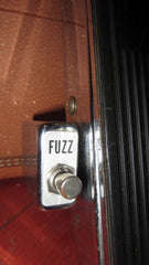 Vintage 1971 Fender Fuzz Wah Pedal Black and Chrome