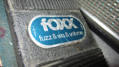 Vintage Circa 1971 FOXX Fuzz Wah Volume Blue Fuzzy
