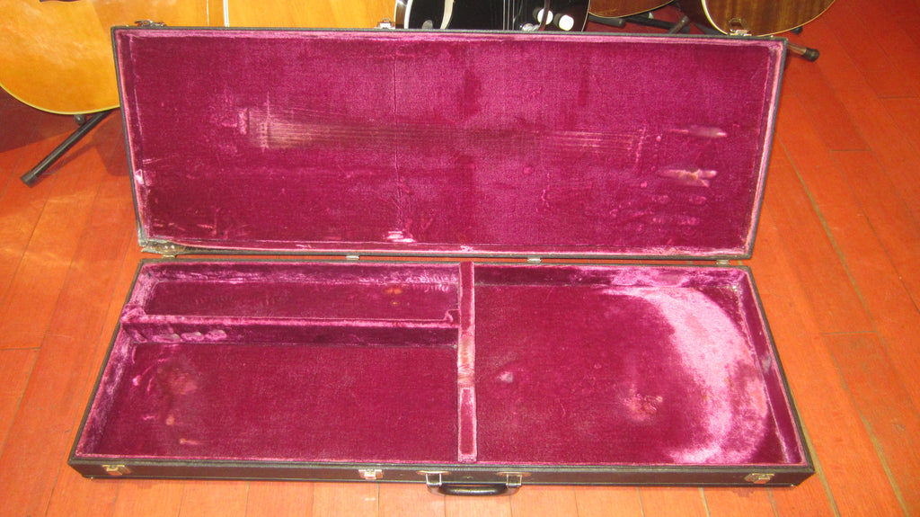 Sg Case ~1973 Gibson Hardshell SG Case Black with Purple Interior – Rivington ...