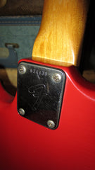 1975 Fender Musicmaster Bass Red w/ Gig Bag