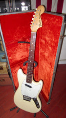 1975 Fender Musicmaster White w/ Original Hardshell Case