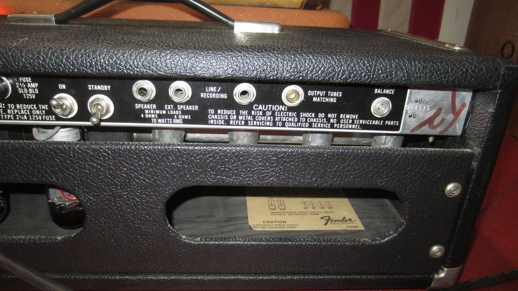 Vintage Circa 1979 Fender Bassman 70 Bass Amp Head – Rivington Guitars