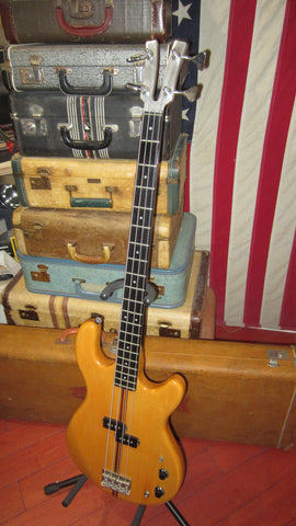 1979 Kramer DMZ4001 Electric Bass Natural w Original Hardshell Case