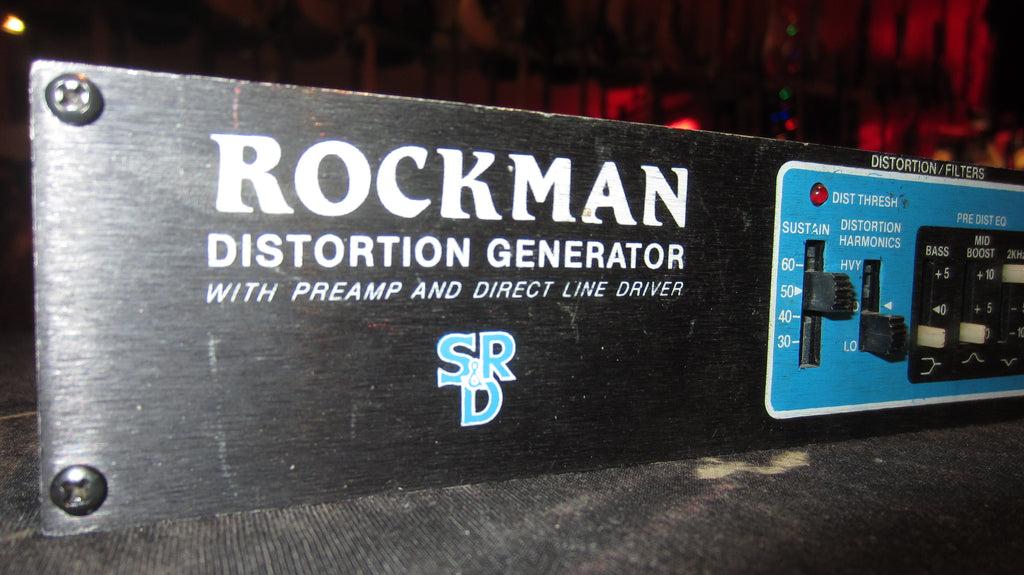 1983 ROCKMAN Distortion Generator Black and Blue – Rivington Guitars