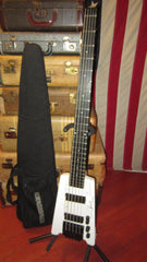 1990's Steinberger Spirit 5 String Bass White w/ original gig bag